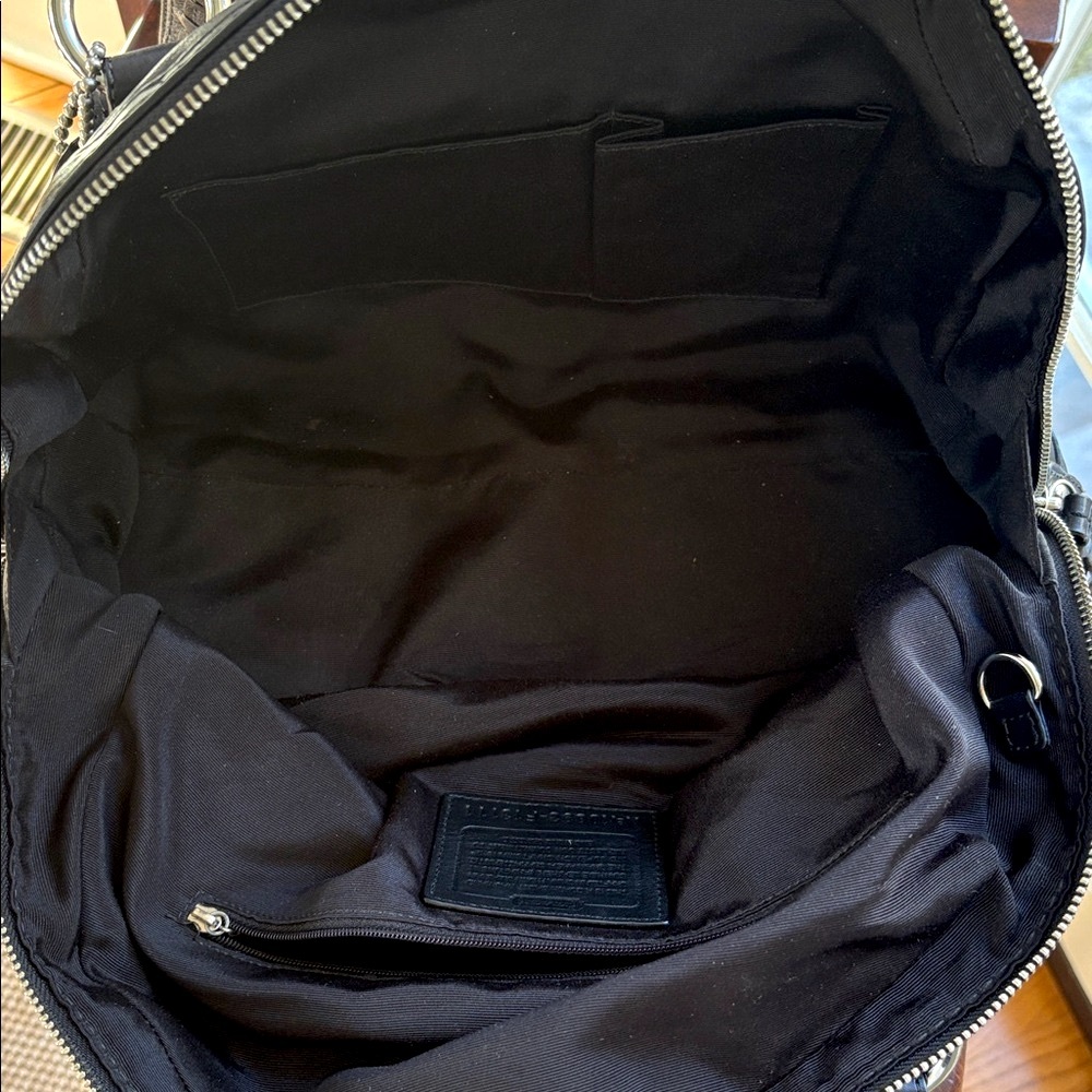 Coach Y2K SoHo Black Leather Large Dome Satchel - Excellent Condition! - Picture 8 of 10